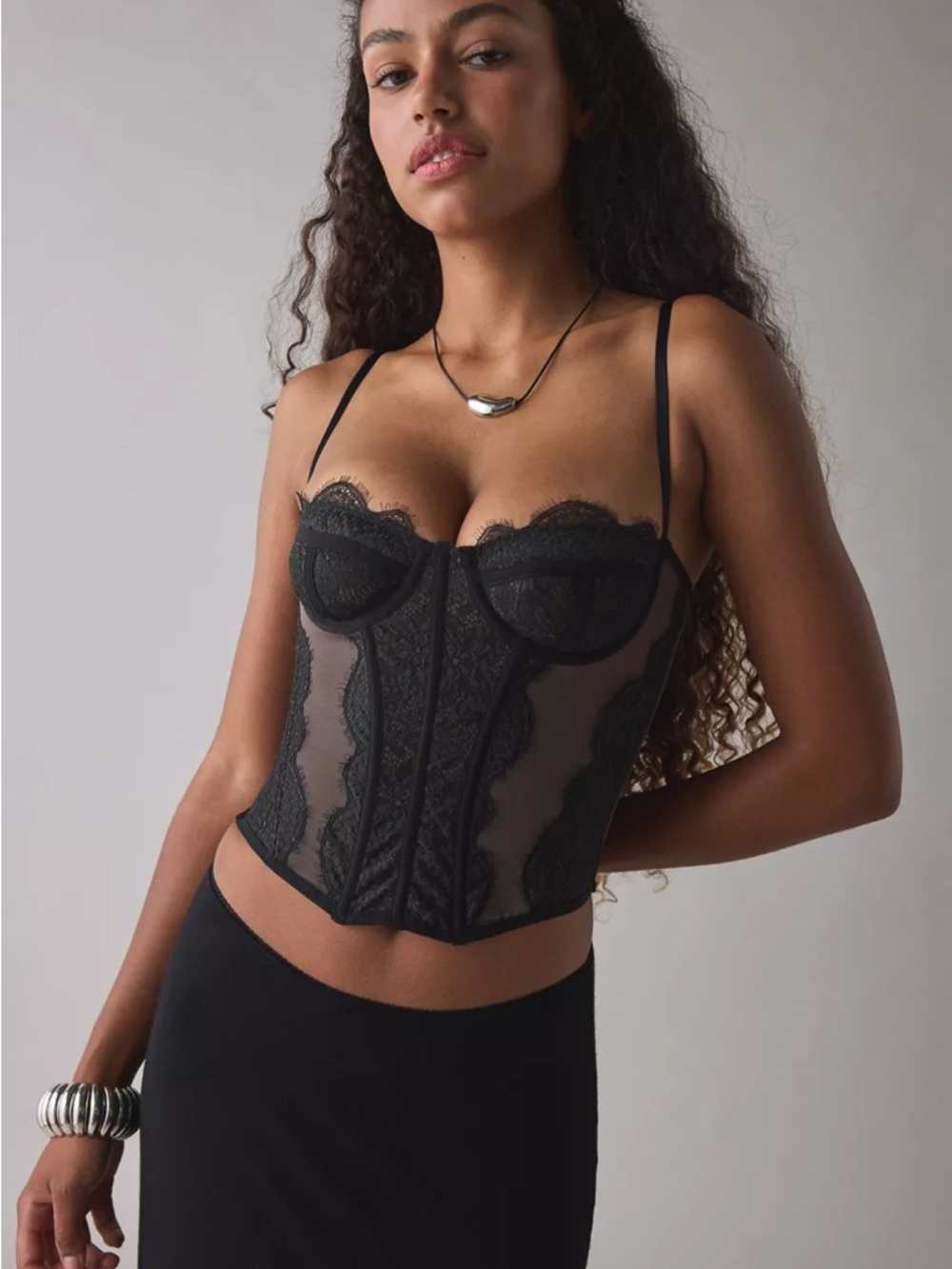 Urban Outfitters Out From Under Modern Love Corset Top